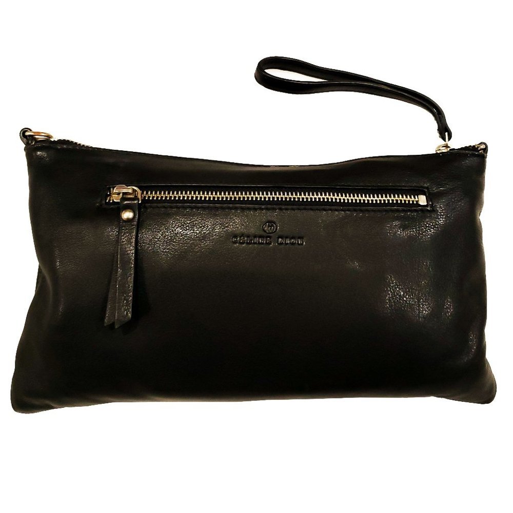 🛍️ Celine Dion Women's Cadence Crossbody Leather Clutch - Picture 3 of 12